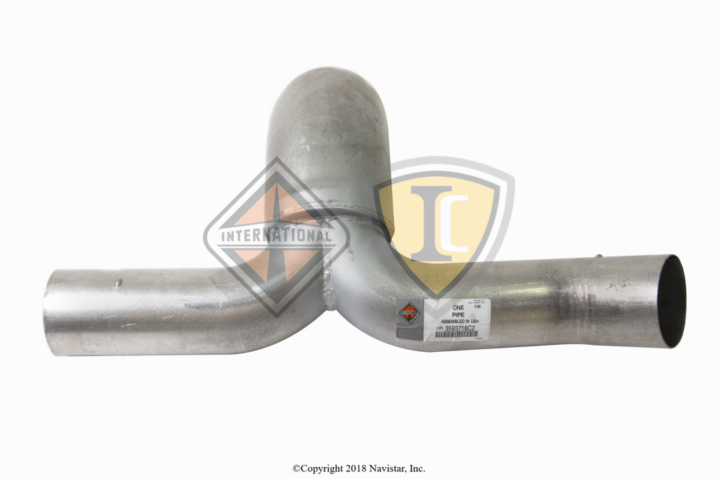 3593716C2 PIPE EXHAUST Y (6INCH IN-(2) 4