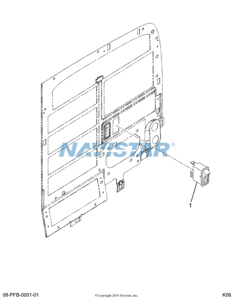 3596671C1 SWITCH HARDWIRED FOR CUST ACC