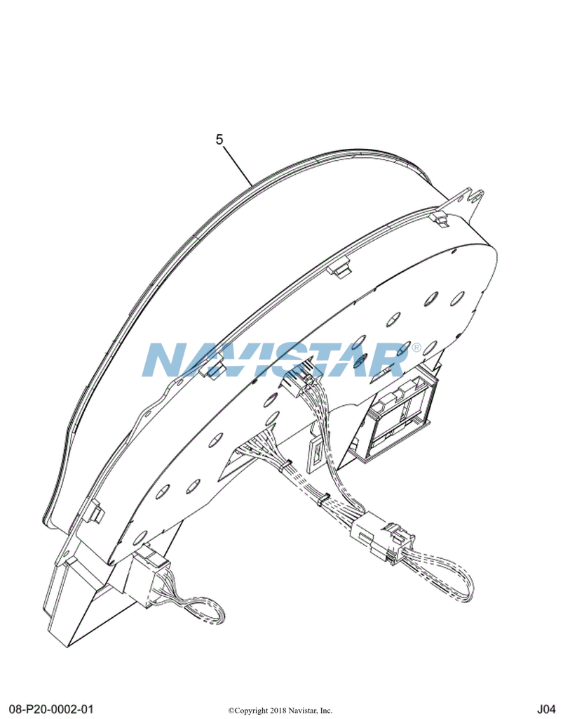 3599640C93 HOUSING INSTR CLUSTER  N/PRNDL