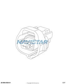 3600049C1 BODY CONN 2 WAY SEALED FEMALE