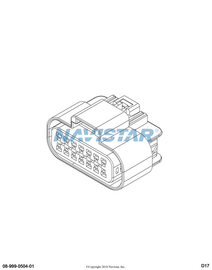 3601746C1 CONNECTR,CONNECTOR BODY 14 WAY
