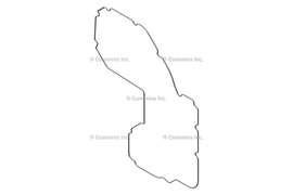 3687007 SEAL,RECTANGULAR STRIP