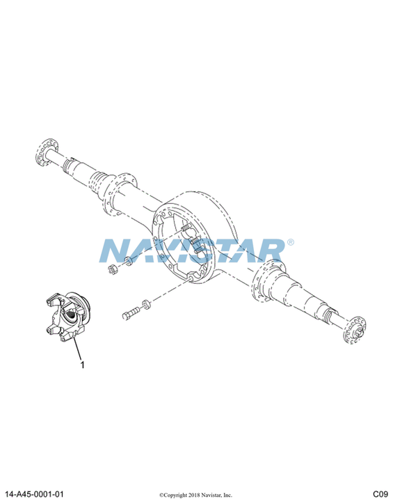 3710752C91 FLANGE TRUNNION BRG  RPL20  RR