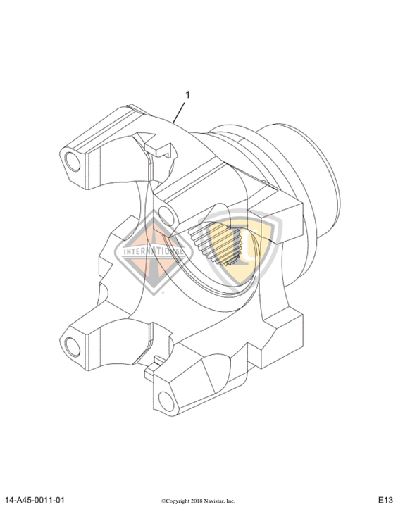 3710752C91 FLANGE TRUNNION BRG  RPL20  RR