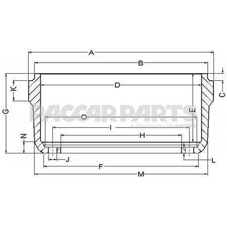 3721AX DrumBrake 15X4 125 Bolt Hole Paccar