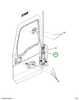 3766402C92 MIRROR,REAR VIEW, CL RH BLACK