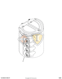 3820836C91 BAR AIR CLEANER LIGHTS AMBER