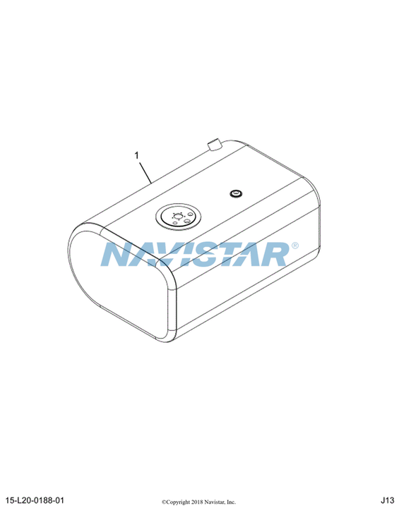 4021704C91 TANK,FUEL , RSM 50G 16IN D-STY