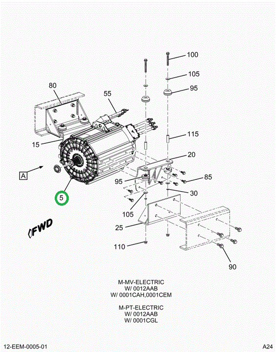 4227456C91 Motor , Electric Drive, Hv2200