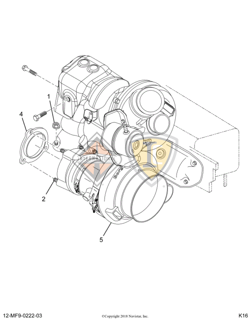 5010934R91 TRBOCHGR,KIT, REMAN TURBO LP 4