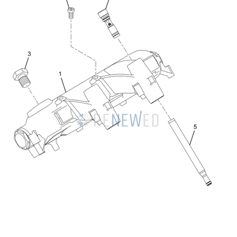 5010947R91 MANIFOLD,REMAN, KIT OIL RAIL S