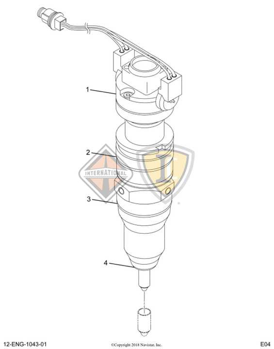 5010986R91 INJECTOR,REMAN, INJECTOR ASSY
