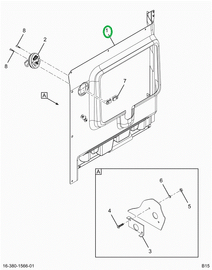 6123326C1 PANEL , SLPR SIDE LH W/110V, N