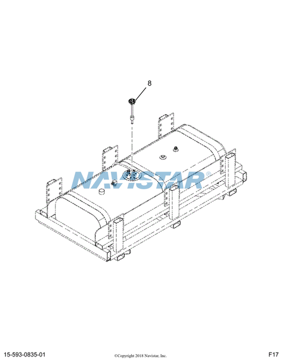 6132739C91 GAUGE,FUEL SENDER, 15 INCH, 33