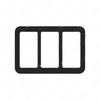 66-01434-000 BRACKET-SWITCH MTG,3 SWITCH,CARLING L