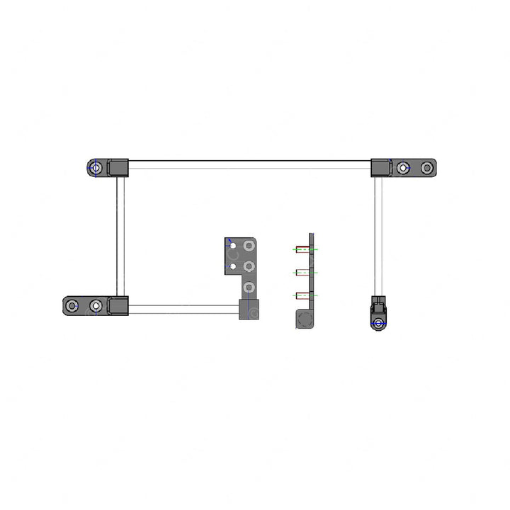 66-04095-000 JUMPER-IN RAIL,4BATT, NEG MOLDED