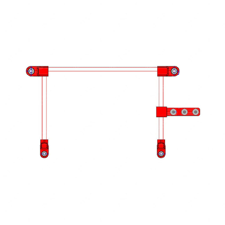 66-04096-000 JUMPER-IN RAIL,4BATT, POS MOLDED