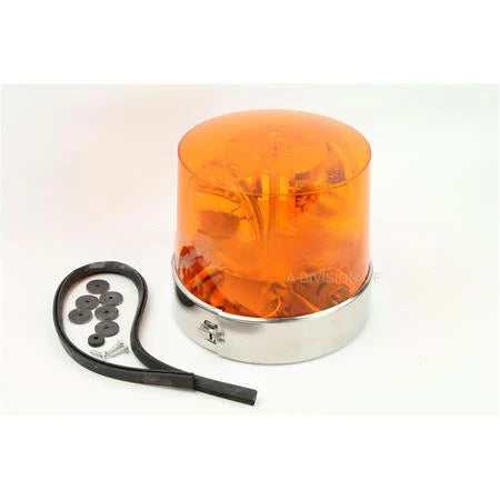 76223GR0 YEL, 2-SLD BEAMS ROTO-BEACON, 12 VOLT