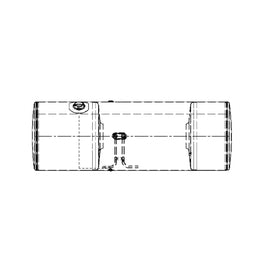 A03-37938-161 TANK-FUEL,23 IN,150G,AL,PLN,RH-NO EFG HO