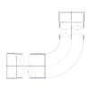 A04-15281-091 PIPE-5 I.D 90 DEG