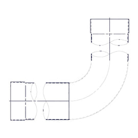 A04-15281-091 PIPE-5 I.D 90 DEG