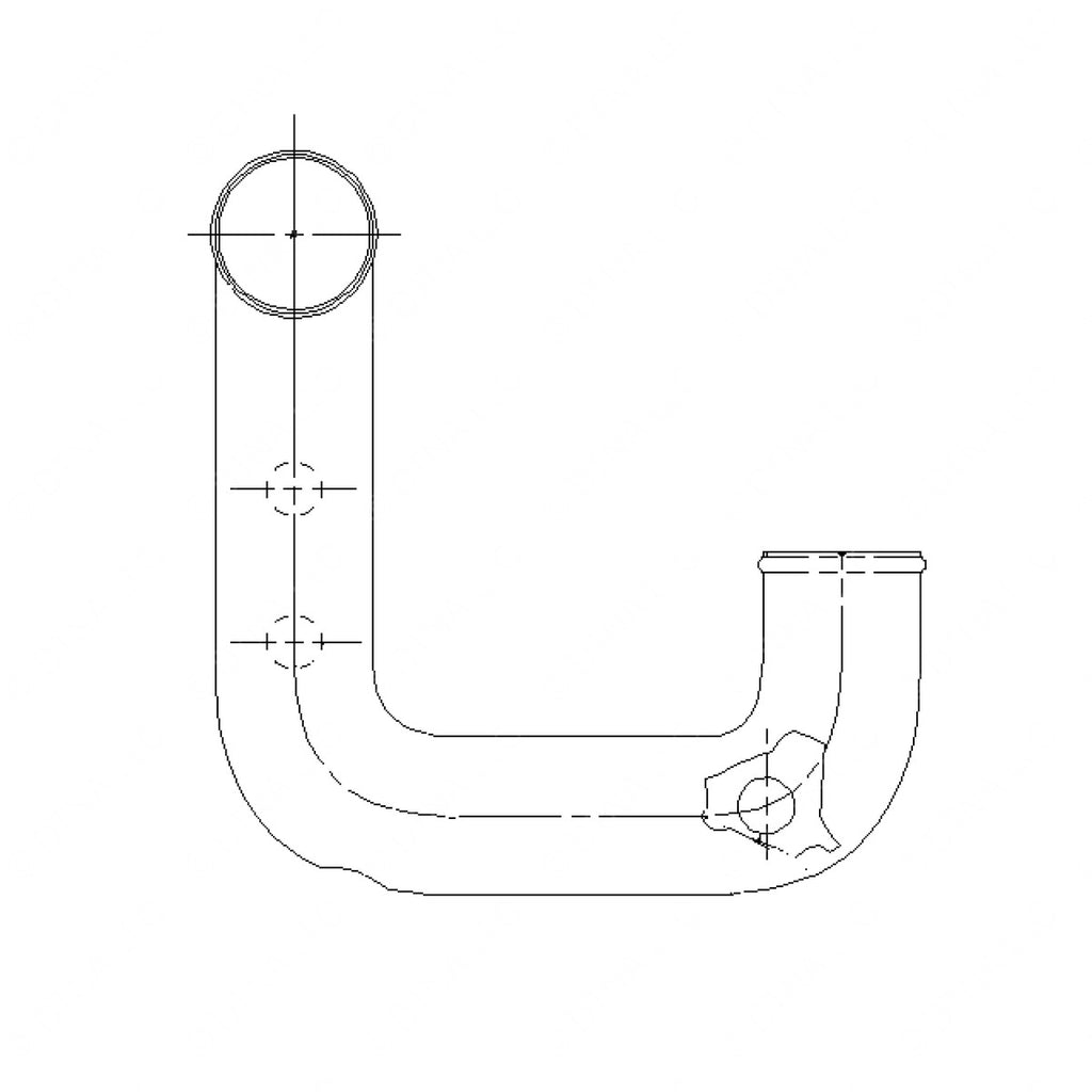 A05-15184-001 PIPE-RAD LOWER D20 3406 SFA