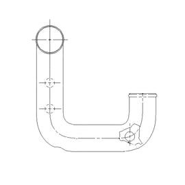 A05-15184-001 PIPE-RAD LOWER D20 3406 SFA