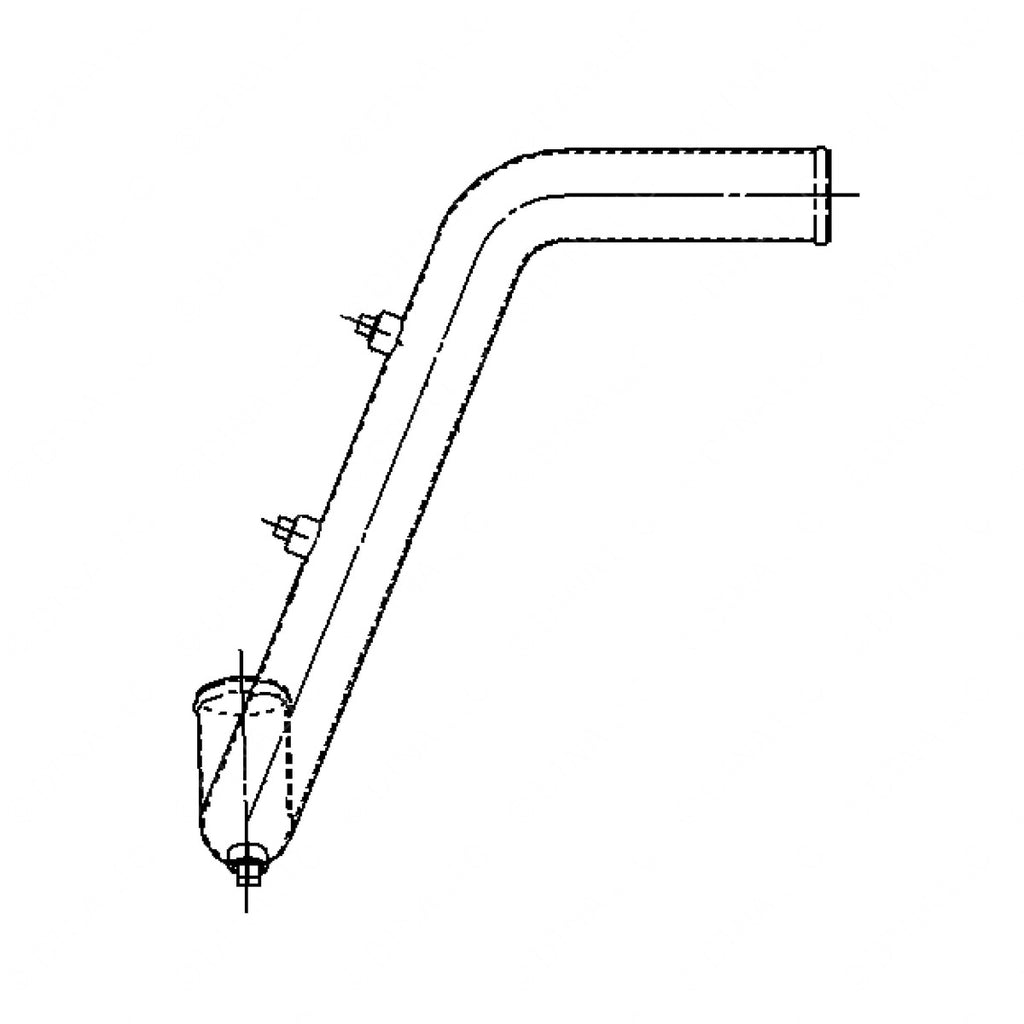 A05-16524-001 PIPE-RAD LOWER FLD M11 1000