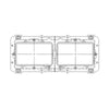 A06-15605-006 HEADLAMP & HOUSING-OFFSET,RECT,HAL,LH