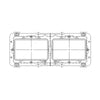 A06-15605-007 HEADLAMP & HOUSING-OFFSET,RECT,HAL,RH
