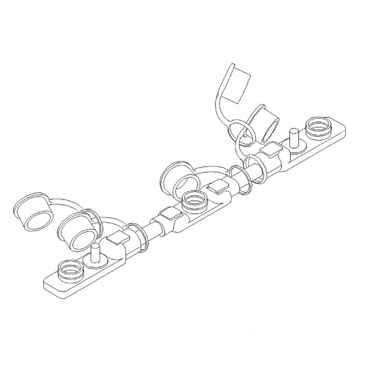 A06-41950-000 JMPR-3 BAT,2 STUD,NEG
