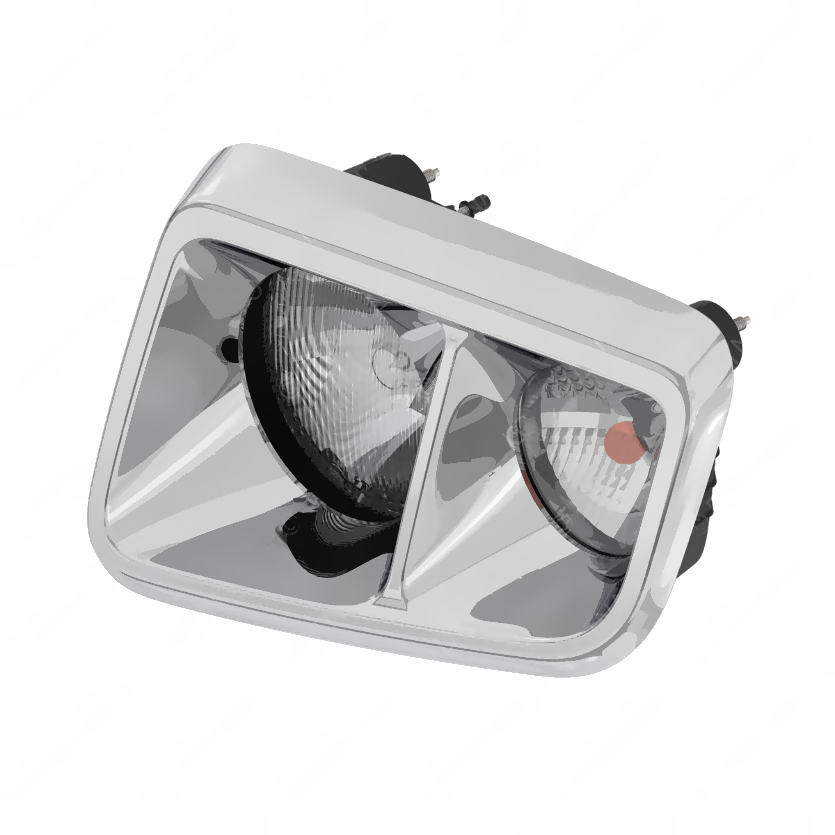A06-88572-008 HEADLAMP-CHROME BEZEL,LH