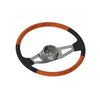 A14-18546-000 STEERING WHEEL-450MM,BLACK-LEATHER/CHRY
