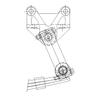 A16-13798-000 SHACKLE & BRACKET ASSY-FRNT SPRING,M916