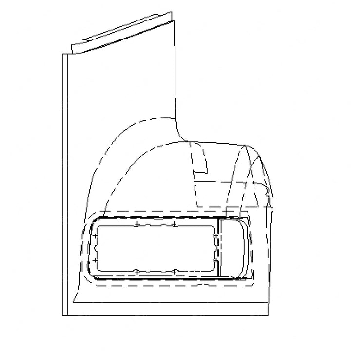 A17-12090-000 PANEL-FENDER,SVC,DUAL,RECT HEADLT,LH,120