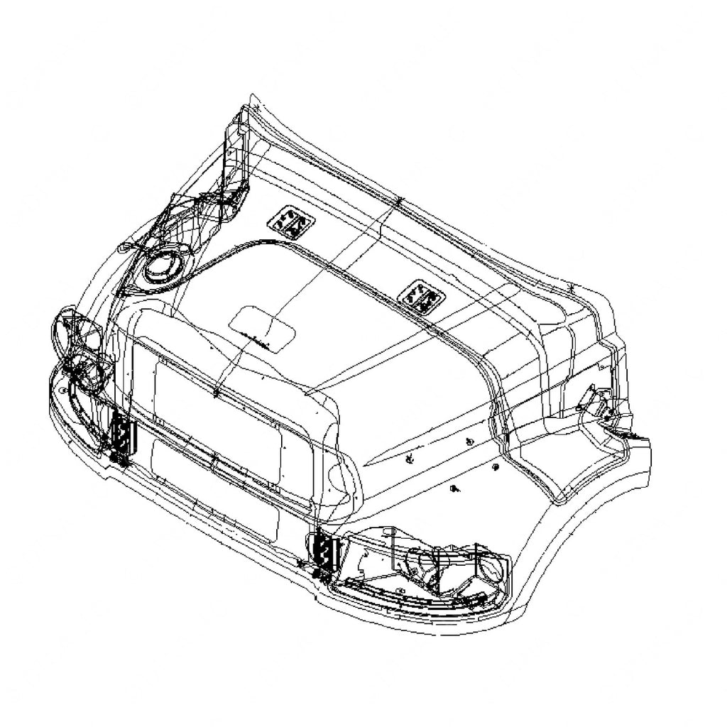 A17-16877-001 HOOD ASY-STRL MD,LOW/LG