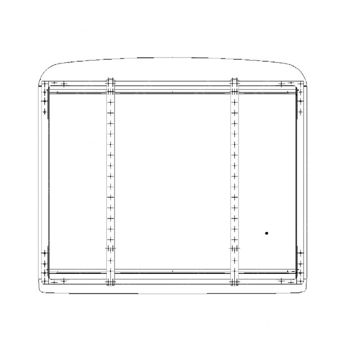 A17-17358-000 GRILLE-W/O SCREEN FLD120