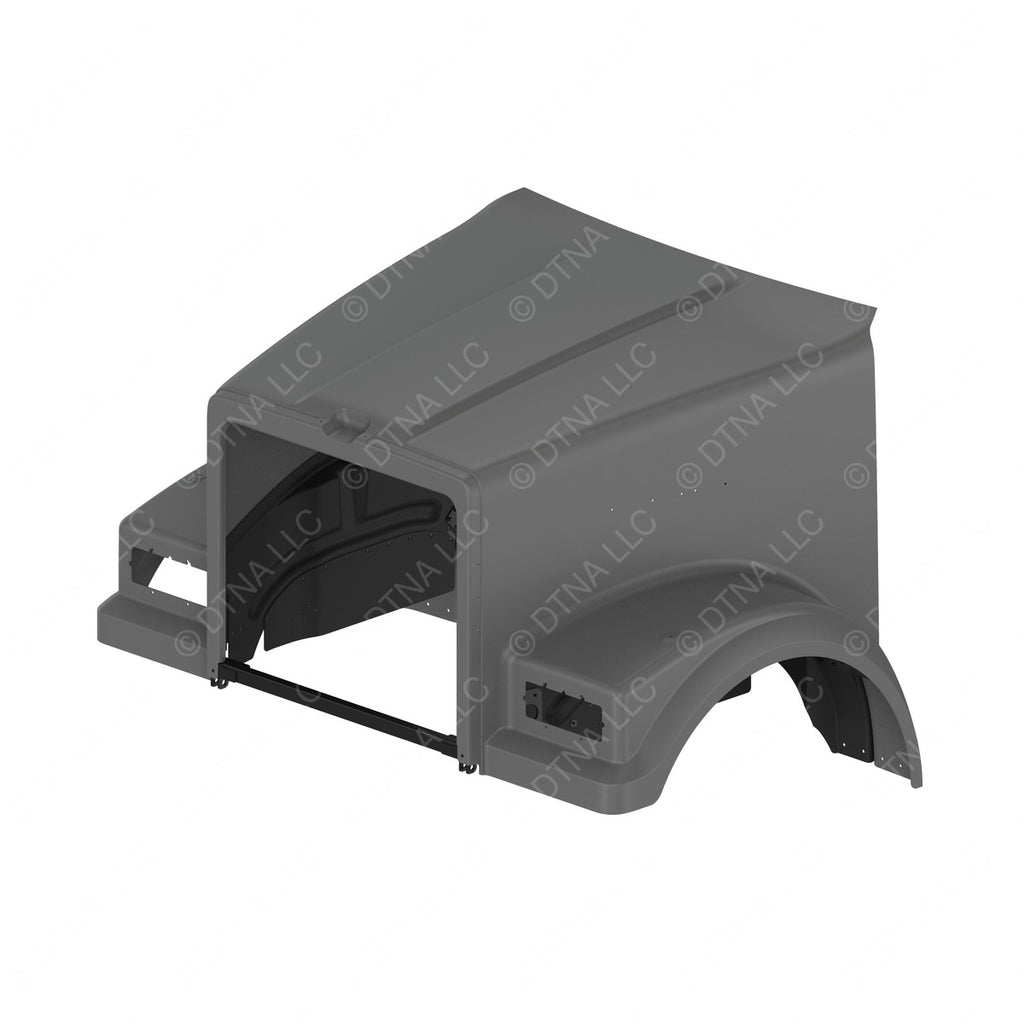 A17-19558-008 HOOD-123FA,ROAC,RAISED CAB