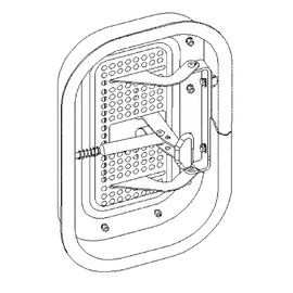 A18-11400-011 AIR VENT ASSEMBLY, chrome