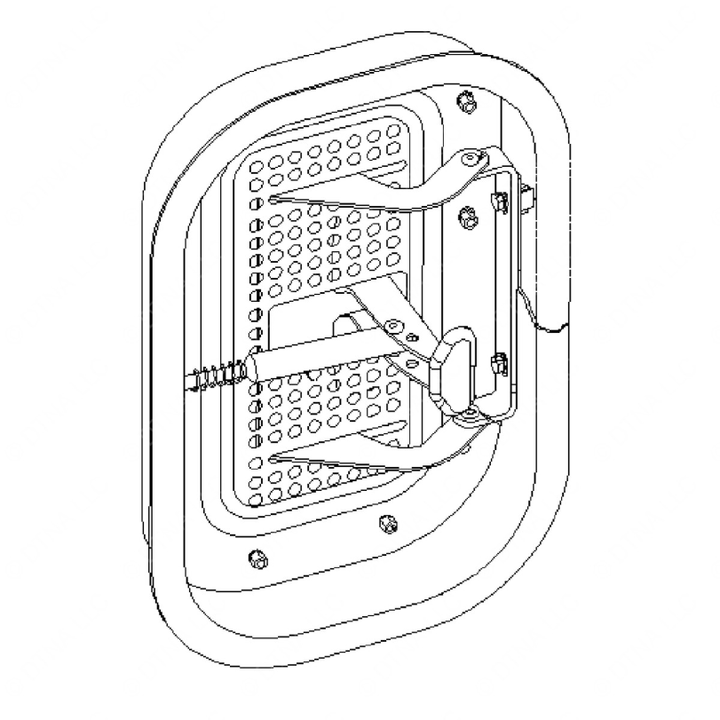 A18-11400-011 AIR VENT ASSEMBLY, chrome