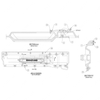 A18-24195-000 SILL-DOOR,WINDOW,BLACK,LH