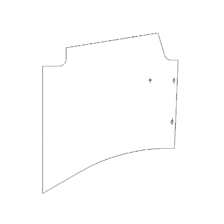 A18-25186-800 CRPT,COWL,CONV LH/RV