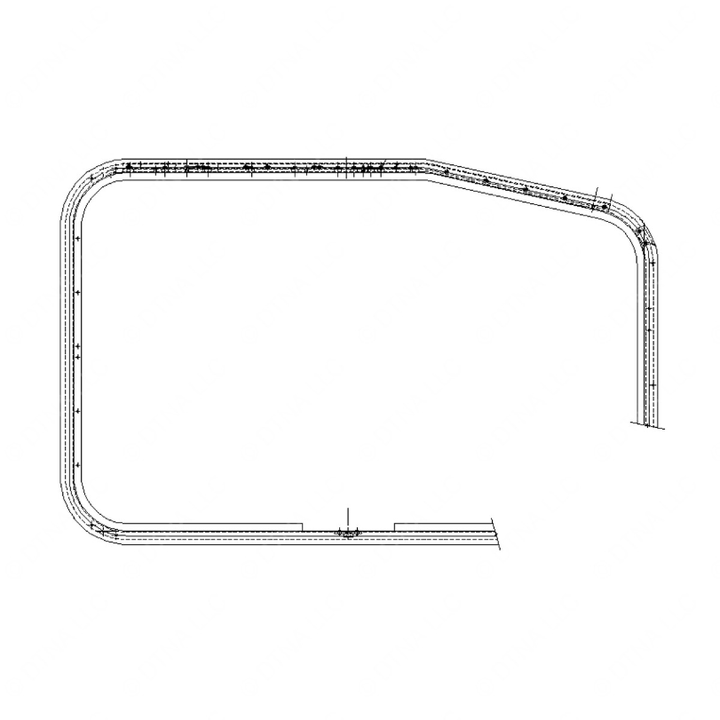 A18-27014-006 FRAME-DOOR OPENING,LH,
