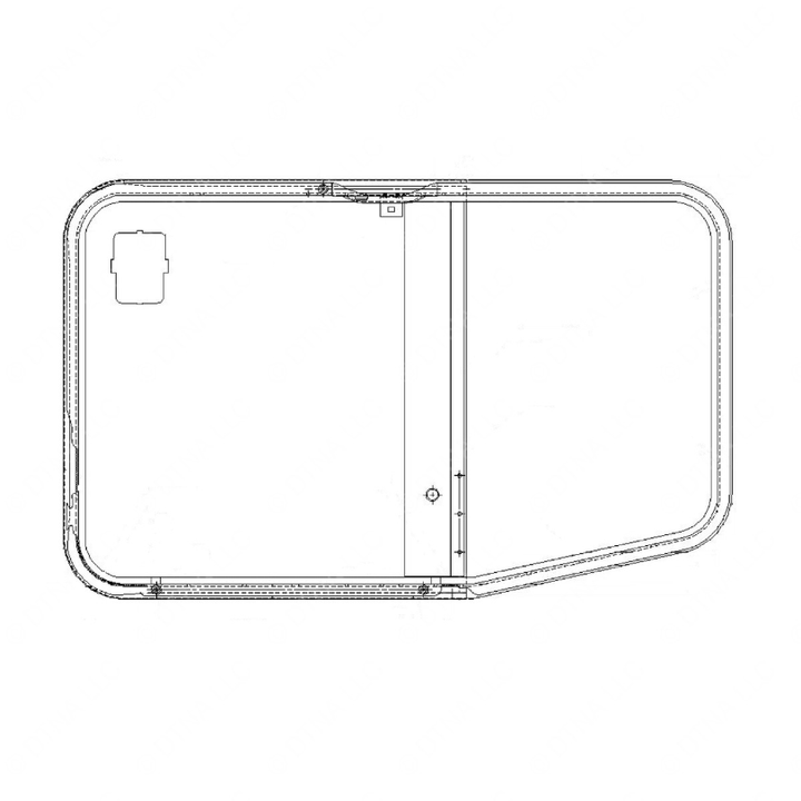 A18-27745-000 FRAME, CAB DR PLAIN