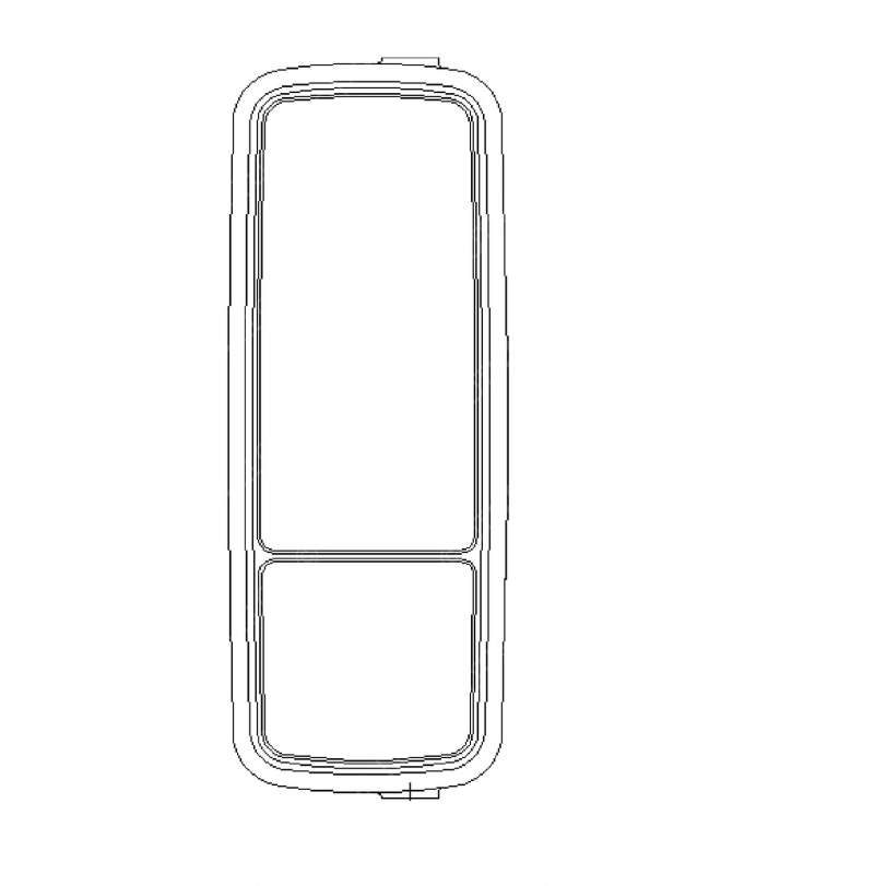 A18-39018-003 HEAD-MIRROR,WO BACK,REM,HEATED,PTD,RH