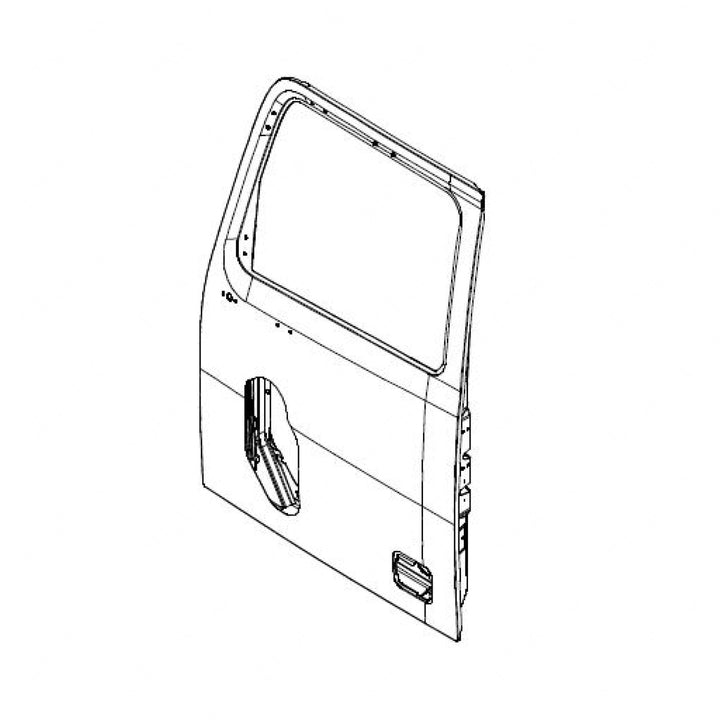 A18-51276-004 DOOR SHELL-RH, W/MIRROS, NO VIS WNDW