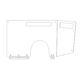 A18-62058-429 PANEL-GAUGE,SPEEDO,TACH,13,RHD,CHERRY