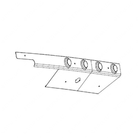 A18-62172-003 CAB TRIM-EXTERIOR,SKIRT-LED,LH,EXH,PLUG