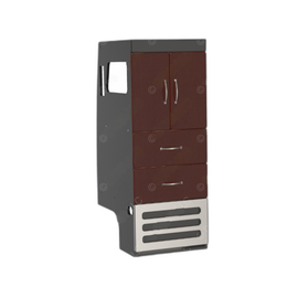 A18-65482-002 CABINET-LH,NARROW,LOW ROOF,SHELVES