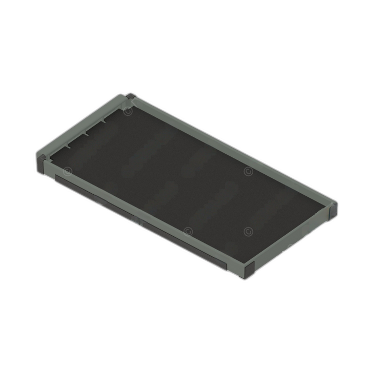 A18-65973-002 SHELF-LONG,GRAY/BLK,58IN.